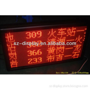 The auto show 5 & 6mm pixel pitch bus taxi top LED Display